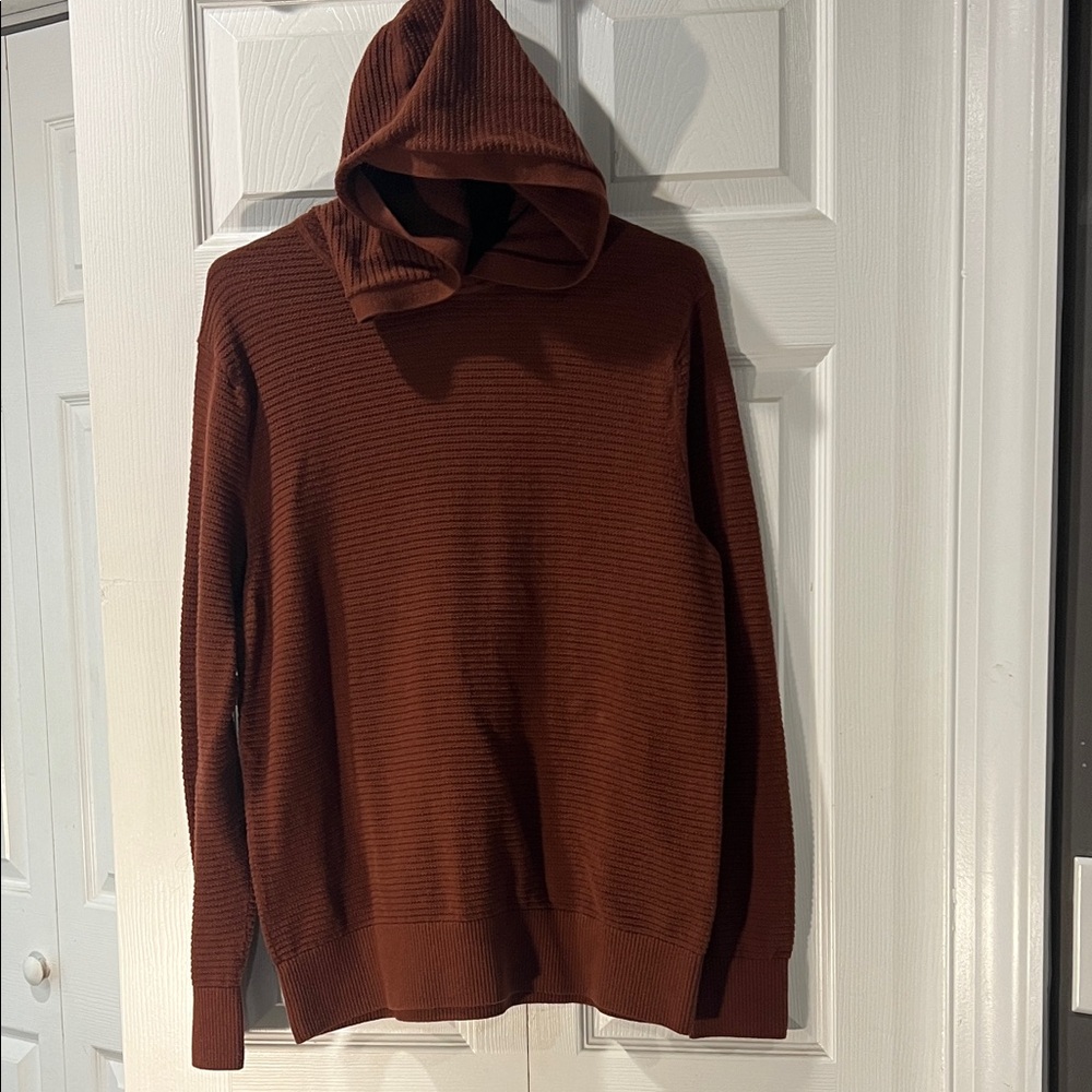Banana Republic Brown Hooded Sweater M